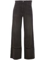 MM6 Maison Margiela Klassische Bootcut-Jeans - Schwarz