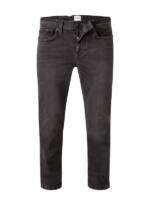 MUSTANG Herren Jeans grau Baumwoll-Stretch Slim Fit