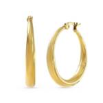 Made by Nami Creolen-Set Creolen Gold Ohringe Damen aus Edelstahl, Wasserfester Schmuck