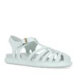 Marni Sandalen & Sandaletten - Light Blue Leather Gladiator Sandals - Gr. 37,5 (EU) - in Blau - für Damen