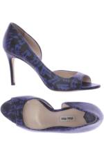 Miu Miu Damen Pumps, schwarz, Gr. 37.5