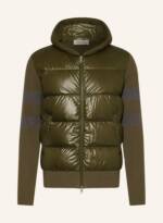 Moncler Daunenjacke Im Materialmix gruen