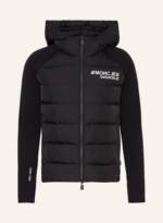 Moncler Grenoble Daunenjacke Im Materialmix schwarz