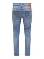 ONLY & SONS Slim-fit-Jeans Herren Slim Fit Jeans helle Waschung niedrige Taille 7901 in Blau