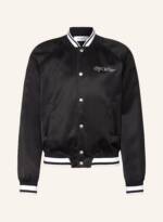 Off-White College-Jacke schwarz