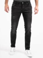 PEAK TIME Slim-fit-Jeans "München", Herren Jeans mit Stretch-Bund und Destroyed-Optik