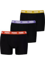 PUMA Boxershorts "MEN EVERYDAY BOXER 3P", (3er Pack), mit Komfortbund