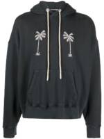 Palm Angels Hoodie mit grafischem Print - Schwarz