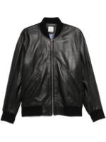 Paul Smith Bomberjacke aus Leder - Braun