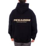 Pegador Hoodie Pegador Colne Logo Oversized Hoodie Herren Kapuzenpullover schwarz (1-tlg)