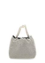 Pinko Crossbody Bags - Hand Bag With Strass - Gr. unisize - in Grau - für Damen