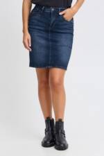 Pulz Jeans Jeansrock PZKAROLINA HW Skirt schicker Jeansrock