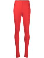 Raf Simons Leggings mit Logo - Rot