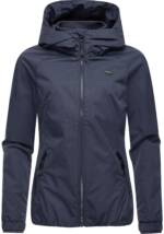 Ragwear Outdoorjacke "Dizzie Tech", mit Kapuze, Wasserdichte Damen Übergangsjacke mit großer Kapuze