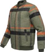 Ragwear Outdoorjacke Merrbo Check Warme Herren Übergangsjacke mit Rippkragen