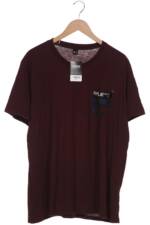 Replay Herren T-Shirt, bordeaux, Gr. 58