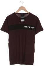 Replay Herren T-Shirt, braun, Gr. 48