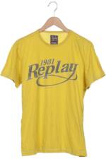 Replay Herren T-Shirt, gelb, Gr. 52