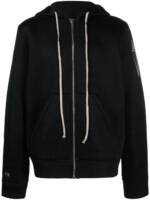 Rick Owens X Champion Jacke in Mesh-Optik mit Logo - Schwarz