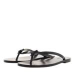 Saint Laurent Sandalen & Sandaletten - Laguna Flip Flop Sandals - Gr. 36 (EU) - in Schwarz - für Damen