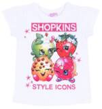 Sarcia.eu Kurzarmbluse Weißes T-Shirt SHOPKINS STYLE ICONS 18-24 Monate