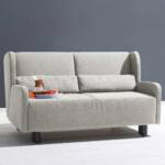 Schlafsofa in Beige Webstoff Made in Germany