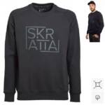 Skratta Trekkingjacke Skratta - Herren Pullover MILO Bio Baumwolle, schwarz