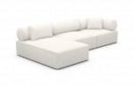 Sofa Dreams Ecksofa Polster Modern Stoff Ecksofa Couch Loungesofa Laguardia L Form kurz, Lounge-Sofa