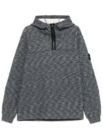 Stone Island Hoodie mit Kompass-Patch - Grau