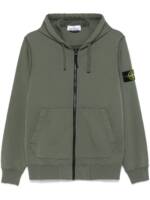 Stone Island Hoodie mit Kompass-Patch - Grün