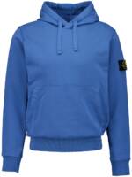 Stone Island Hoodie mit Logo-Patch - Blau