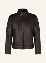 Strellson Biker-Lederjacke Preston braun