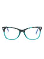 TOM FORD Eyewear Brille im Wayfarer-Design - Blau