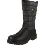 TOM TAILOR Damen Komfort Schuhe warme Langschaft Boots Winterstiefelette Reißverschluss