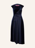 Talbot Runhof Cocktailkleid Im Materialmix blau