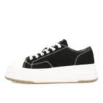 Tamaris Tamaris 1-23815-20-001 Vegan Plateau Canvas Sneaker Damen Black Sneaker