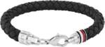 Tommy Hilfiger Lederarmband ICONIC TH BRAIDED LEATHER, 2790545, 2790546, mit Emaille