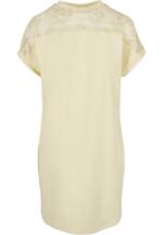 URBAN CLASSICS Shirtkleid "Urban Classics Damen Ladies Lace Tee Dress", (1 tlg.)