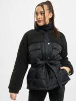 Urban Classics Ladies Sherpa Mix Puffer Jacket