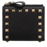 Valentino Garavani Portemonnaie - Rockstud Flap French Wallet - Gr. unisize - in Schwarz - für Damen