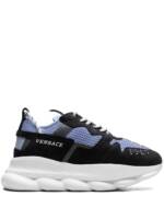 Versace Chain Reaction 2 "Black/Light Blue" Sneakers - Schwarz