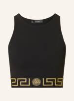 Versace Cropped-Top Mit Cut-Out schwarz