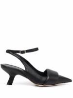 Vic Matie Spitze Pumps mit niedrigem Absatz - Schwarz