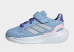 adidas Runfalcon 5 Kids Schuh - Damen, Glow Blue / Silver Metallic / Clear Pink