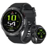 ombar Smartwatch Herren mit Telefonfunktion für Android iOS 1.39'' Smartwatch (HD Outdoor Sportuhr Smartwatch mit 112 Sportmodi,Pulsmesser/Schlafmonitor,IPX8 Wasserdicht Schrittzähler cm/1.39 Zoll)