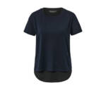 2-in-1-Kurzarm-Sportshirt, dunkelblau