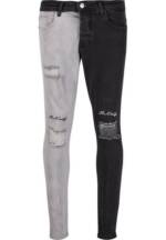 2Y Studios Bequeme Jeans 2Y Studios Herren 2Y Skinny Fit Destroyed Jeans