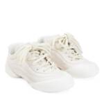 Alexander McQueen Low-Top Sneaker - Off White Leather Sneakers - Gr. 36 (EU) - in Weiß - für Damen