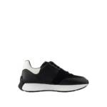 Alexander McQueen Low-Top Sneaker - Sprint Runner Sneakers - Leather - Black - Gr. 39 (EU) - in Schwarz - für Damen