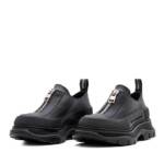 Alexander McQueen Low-Top Sneaker - Thread Rubber Sole Sneakers - Gr. 36,5 (EU) - in Schwarz - für Damen